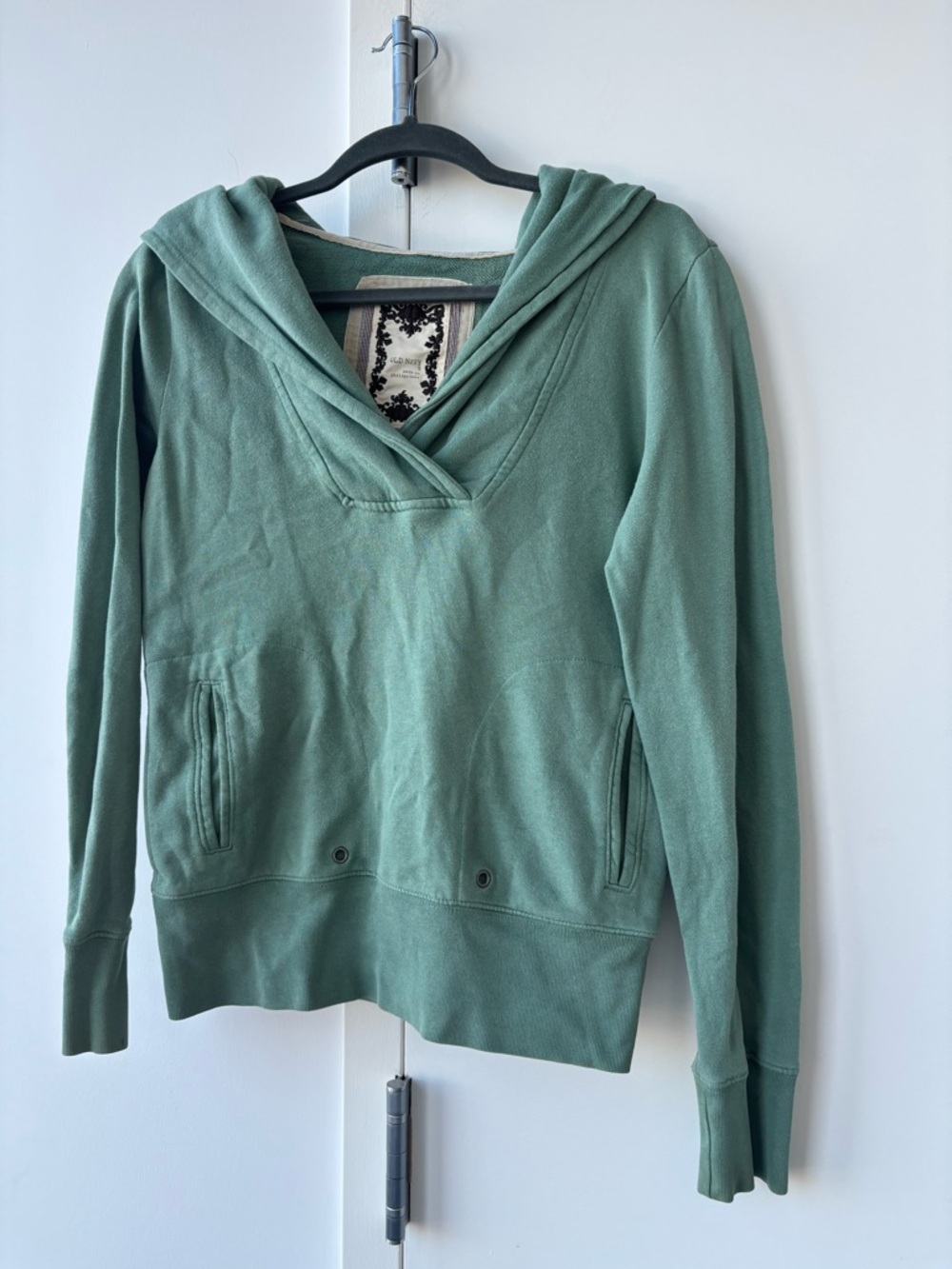 2000s Old Navy Sage Green Hooded Pullover